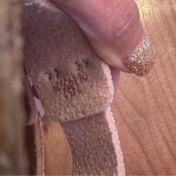 Birkenstock Arizona Vegan Soft Pink Canvas Kid Sandals. Size 31 (Kid’s 13-13.5) - Picture 15 of 16